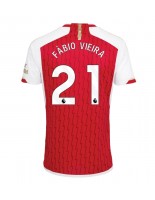 Arsenal Fabio Vieira #21 Domácí Dres 2023-24 Krátký Rukáv